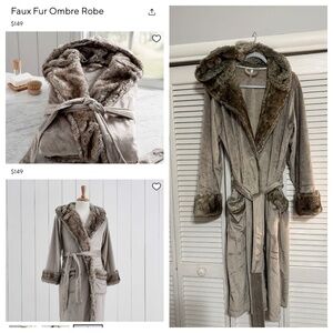 Pottery Barn Hooded Robe